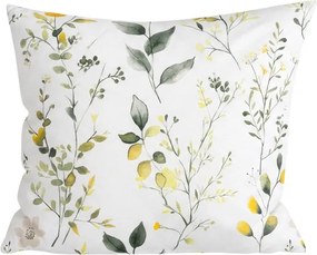 Față de pernă din microfibra CITRUS GARDEN 45x45 cm, alb