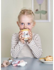 Cană pentru copii galbenă/crem din gresie 150 ml Celebrate – Bloomingville Mini