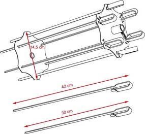 Tijă rotativă Avenberg TANDOORI