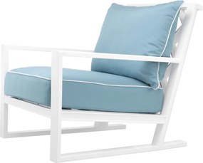 Fotoliu pentru interior si exterior Como, alb 113302 HZ