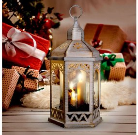 Decorațiune LED de Crăciun Solight 1V266 LED/3xAAA felinar