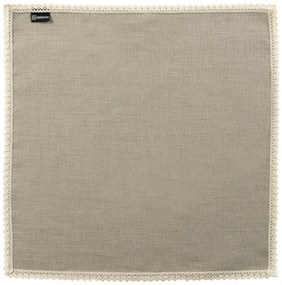 Set de șervețele din in cu dantelă 4 buc.