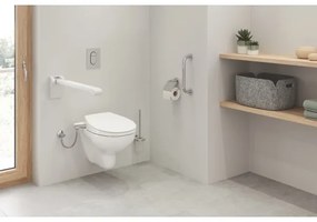 GROHE 40374001 - Set pentru curățarea toaletei ESSENTIALS 12,1 x 39,8 cm crom