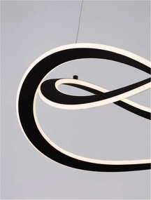 Lustra LED suspendata Celestia negru