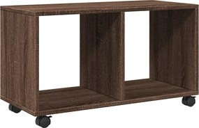 vidaXL Dulap cu roți, stejar maro, 72x33x42,5 cm, lemn prelucrat