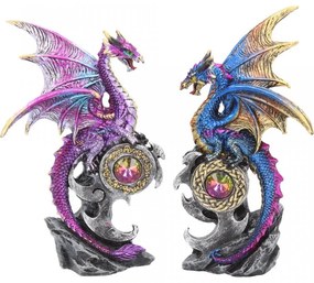 Set 2 statuete dragoni Protectorii taramului 15 cm