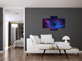 Tablou - abstaracție cu floare (90x60 cm)