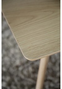 Masă de dining extensibilă cu blat cu aspect de lemn de frasin 190x90 cm Yumi - Rowico