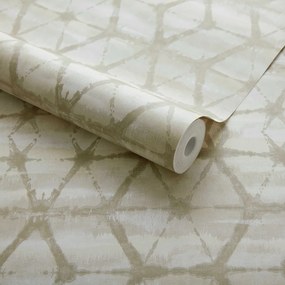 Tapet Mineral, Butter Cream Luxury Geometric, 1838 Wallcoverings, 5.3mp / rola