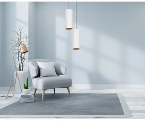 Lustr AVALO 2xE27/60W/230V, pr. 20 cm, alb/cupru