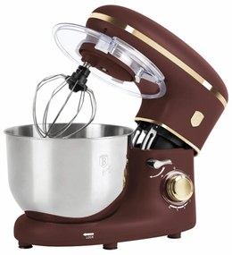 Robot de Bucătărie Berlinger Haus BH 9509 Leonardo – 1300W, 6L, Bol Inox, 6 viteze, Bordeaux, Silențios