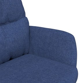 Scaun de relaxare, albastru, material textil Albastru