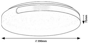 Plafoniera LED design circular Danuta2