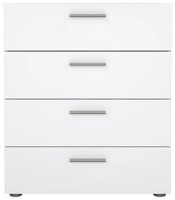 Comodă Pedro, stejar sonoma / alb lucios