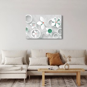 Tablou abstracției florale (90x60 cm)