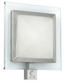 EGLO 88163 - Aplica de perete pentru exterior PALI cu senzor 1xE27/15W + 1xLED/1,28W