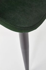 Scaun tapitat K364 Verde Inchis - h88 cm