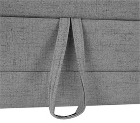Colţar în formă de U, material textil gri, model stânga, BITER U