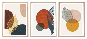 Pictură decorativă MDF cu rame (3 bucăți) Huhu209 - 50 x 70
