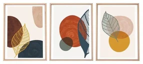 Pictură decorativă MDF cu rame (3 bucăți) Huhu209 - 50 x 70