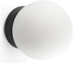 Aplica LED pentru baie IP44 PING D-10cm negru, alb