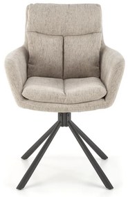 Scaun de bucaterie Leary, bej