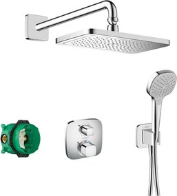 Sistem de dus incastrat Hansgrohe Croma E 280 Ecostat E crom lucios