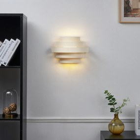 Lampă de perete modernă bej, incl. LED, cu 3 trepte de intensitate luminoasă - Lines