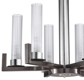 Lustră pe lanț RAGGIO 6xE14/25W/230V crom mat Kolarz 6009.80660