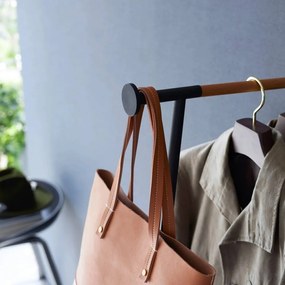 Cuier de perete negru din metal 38,5 cm Tower – YAMAZAKI