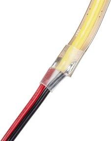 Banda LED COB Free Cut Gel Free GTV pentru mobilier, lumina rece, 528 LED m, 480 lm m, 24V, IP20, 5 m Alb rece, 12 V, LED Cob, 11 W m, 480 lm m, 8
