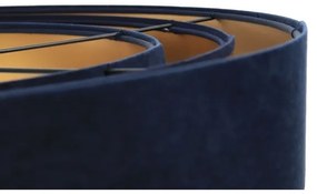 Lustr TRINITI 1xE27/60W/230V albastru/auriu pe cablu