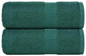 vidaXL Prosoape de baie, 2 buc. FROGN, verde, 30x30 cm, 100% bumbac