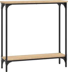 vidaXL Masă consolă din stejar Sonoma, 75x22,5x75 cm, lemn stratificat