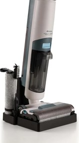 Aspirator vertical Ariete Aqua Force Wash & Vacuum 2483/00, 220 W, 500 ml, Autonomie pana la 35 min, Autocuratare, Alb