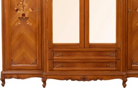 Dulap lemn masiv Isadora, 260 × 66 × 245 cm