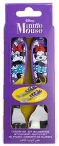 Disney Minnie Sunshine set tacâmuri ergonomic din metal - 2 bucăți