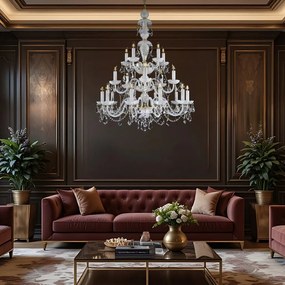 Candelabru Cristal Bohemia Exclusive Crystal Velvet 01-CH