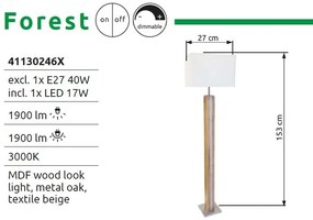 Lampadar/Lampa de podea design decorativ FOREST