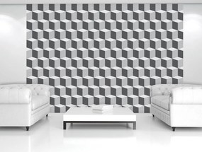Fototapet - Pătrate 3D (254x184 cm)