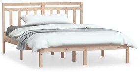 3100584 vidaXL Cadru de pat, 120x200 cm, lemn masiv de pin