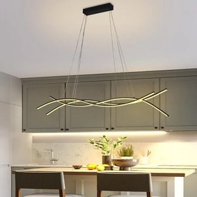 Lustră LED dimabilă aplicată LED/80W/230V 3000-6500K + telecomandă