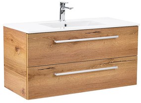 Dulap inferior Vario Clam 100 cu lavoar stejar-stejar