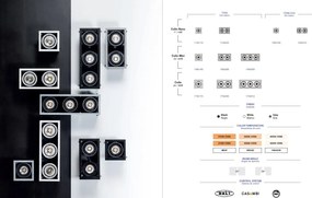 Spot LED incastrabil NANO COLIN-1 Grey recessed with frame 7-13W 2700K 20°