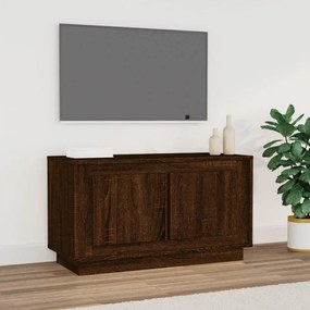 819859 vidaXL Comodă TV, stejar maro, 80x35x45 cm, lemn prelucrat