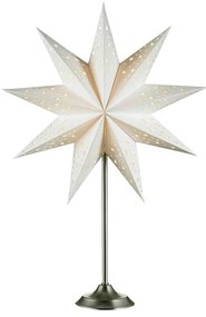 Decorațiune luminoasă albă-gri ø 45 cm cu model de Crăciun Solvalla – Markslöjd