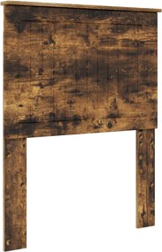 vidaXL Tăblie cap cu headboard Stejar fumuriu 75 cm Lemn compozit