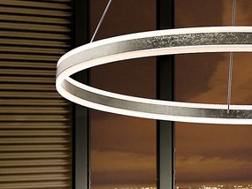 Lustra LED design modern circular Ø100cm Helia argintie
