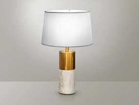 Veioza / Lampa de masa design lux elegant Lucian alba