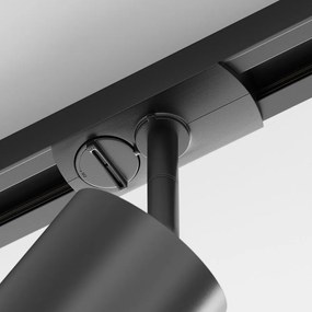 Spot LED, accesoriu pentru sinele monofazate Unity Orlo negru 4000K